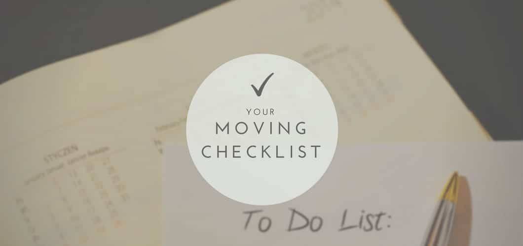 your moving checklist