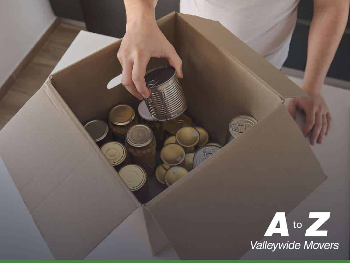 Packing non-perishable foods for a safe and efficient move