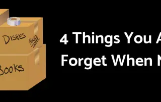 Things You Always Forget When Moving