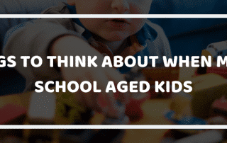 Things To Think About When Moving School Aged Kids