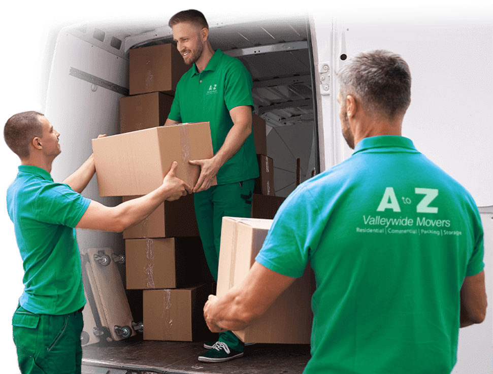 Our A To Z Valleywide Moving Company Unloading Your Belongings