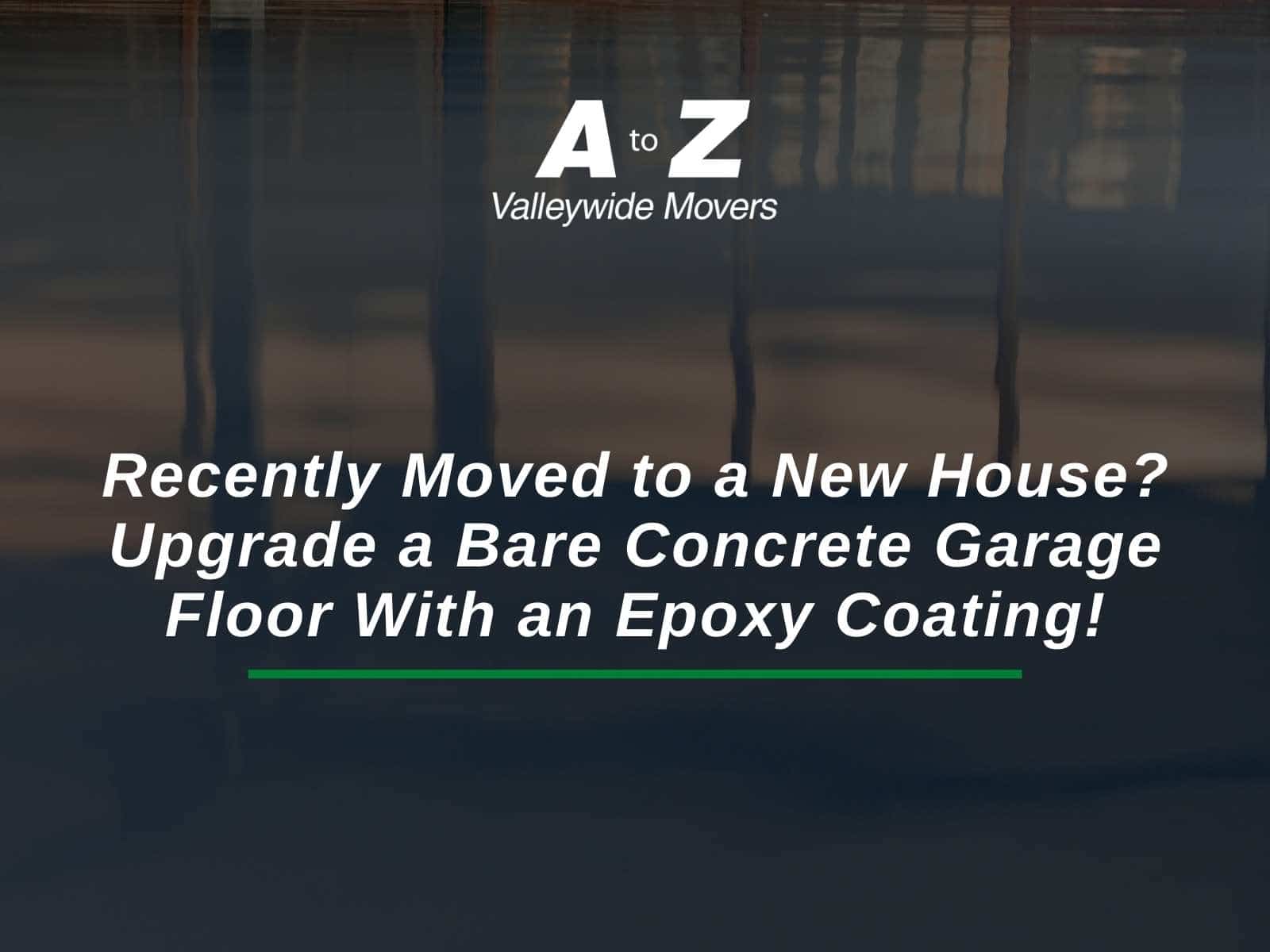 Upgrading an Arizona garage floor with an Epoxy Coating